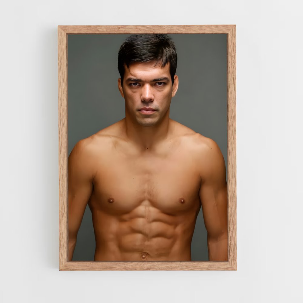Poster Machida en Pleine Confiance – affiche MMA (vue 4)